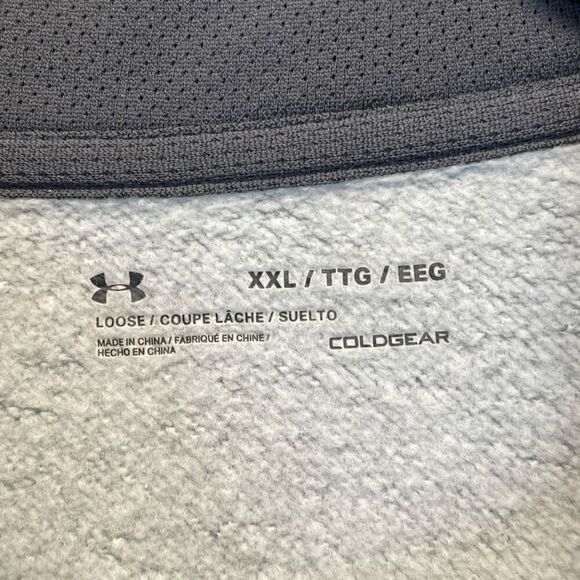 Under Armour Men’s 2XL Boston Bruins Gray 1/4 Zip Pullover Alternate B Coldgear - Picture 4 of 15